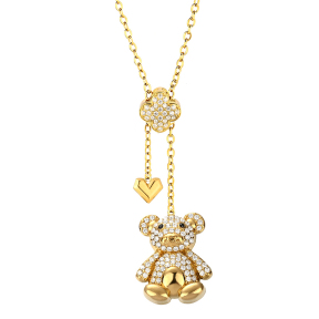 6N4004822vhkl-691  Chain length:48+5cm  Stainless Steel Necklace  NA0006G