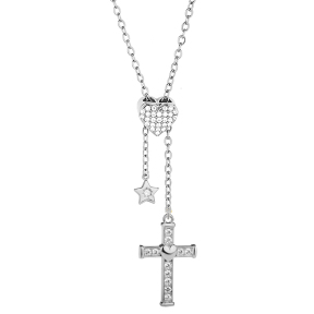 6N4004831bhva-691  Chain length:48+5cm  Stainless Steel Necklace  NA0011