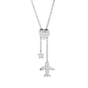 6N4004835abol-691  Chain length:48+5cm  Stainless Steel Necklace  NA0013