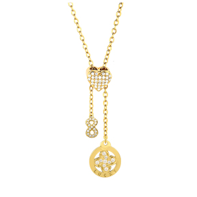 6N4004844bhia-691  Chain length:48+5cm  Stainless Steel Necklace  NA0017G