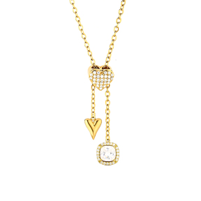 6N4004846bhia-691  Chain length:48+5cm  Stainless Steel Necklace  NA0018G