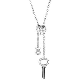 6N4004851bboo-691  Chain length:48+5cm  Stainless Steel Necklace  NA0021
