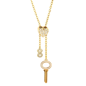 6N4004852bhia-691  Chain length:48+5cm  Stainless Steel Necklace  NA0021G