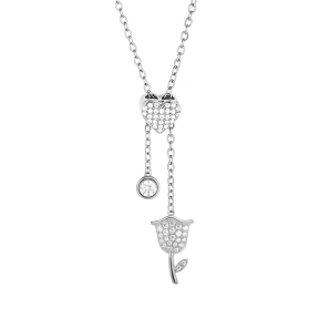 6N4004861bbov-691  Chain length:48+5cm  Stainless Steel Necklace  NA0026