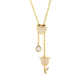6N4004862vhha-691  Chain length:48+5cm  Stainless Steel Necklace  NA0026G