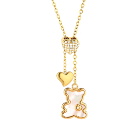 6N4004876bhil-691  Chain length:48+5cm  Stainless Steel Necklace  NA0033G