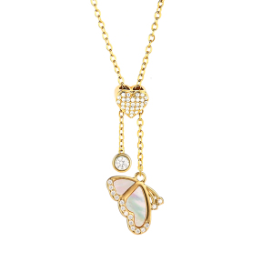 6N4004880bhia-691  Chain length:48+5cm  Stainless Steel Necklace  NA0035G