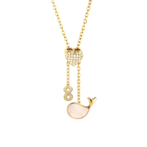 6N4004882bhia-691  Chain length:48+5cm  Stainless Steel Necklace  NA0036G