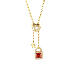 6N4004892bhio-691  Chain length:48+5cm  Stainless Steel Necklace  NA0041G