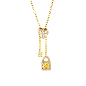 6N4004894bhio-691  Chain length:48+5cm  Stainless Steel Necklace  NA0042G