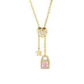 6N4004900bhio-691  Chain length:48+5cm  Stainless Steel Necklace  NA0045G