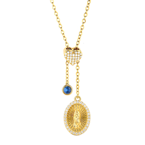 6N4004908vhhl-691  Chain length:48+5cm  Stainless Steel Necklace  NA0049G