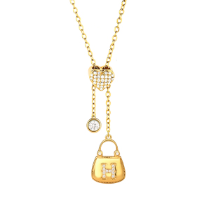 6N4004910bhbo-691  Chain length:48+5cm  Stainless Steel Necklace  NA0050G