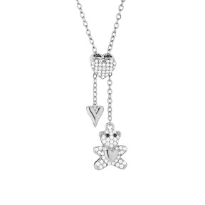 6N4004921bhbl-691  Chain length:48+5cm  Stainless Steel Necklace  NA0056