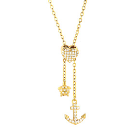 6N4004926bhii-691  Chain length:48+5cm  Stainless Steel Necklace  NA0058G