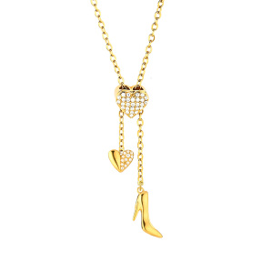 6N4004930bhho-691  Chain length:48+5cm  Stainless Steel Necklace  NA0060G