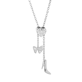 6N4004931bbov-691  Chain length:48+5cm  Stainless Steel Necklace  NA0061