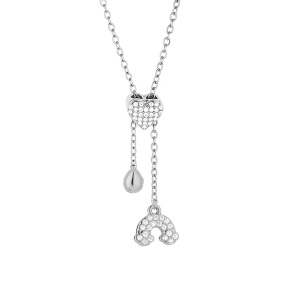 6N4004937bboi-691  Chain length:48+5cm  Stainless Steel Necklace  NA0064