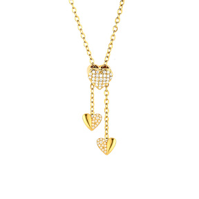 6N4004944bhia-691  Chain length:48+5cm  Stainless Steel Necklace  NA0067G