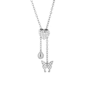 6N4004945bbov-691  Chain length:48+5cm  Stainless Steel Necklace  NA0068