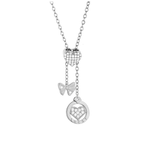 6N4004949abol-691  Chain length:48+5cm  Stainless Steel Necklace  NA0070