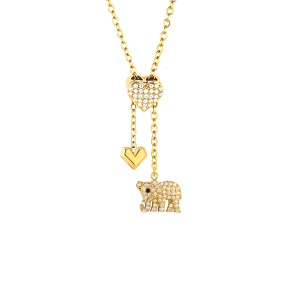 6N4004952bhil-691  Chain length:48+5cm  Stainless Steel Necklace  NA0071G