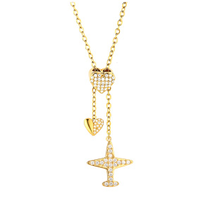 6N4004958ahjb-691  Chain length:48+5cm  Stainless Steel Necklace  NA0074G