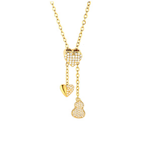 6N4004960ahjb-691  Chain length:48+5cm  Stainless Steel Necklace  NA0075G