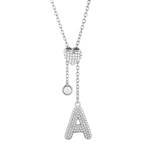6N4004961bbpi-691  Chain length:48+5cm  Stainless Steel Necklace  NA0076