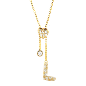 6N4004984bhio-691  Chain length:48+5cm  Stainless Steel Necklace  NA0087G