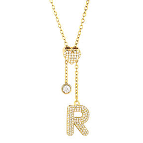 6N4004996bhio-691  Chain length:48+5cm  Stainless Steel Necklace  NA0093G