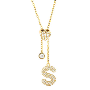 6N4004998bhio-691  Chain length:48+5cm  Stainless Steel Necklace  NA0094G