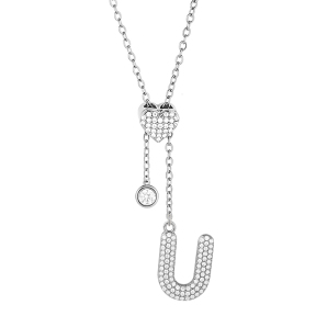 6N4005001bbpi-691  Chain length:48+5cm  Stainless Steel Necklace  NA0096