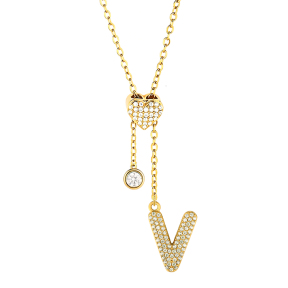 6N4005004bhio-691  Chain length:48+5cm  Stainless Steel Necklace  NA0097G