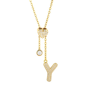 6N4005010bhio-691  Chain length:48+5cm  Stainless Steel Necklace  NA0100G