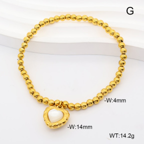 6B4003405vhha-908  18K PVD Resin  Stainless Steel Bracelet