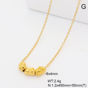 6N2005324vbnb-908  18K PVD  Stainless Steel Necklace