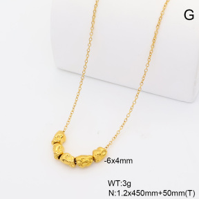 6N2005326bhva-908  18K PVD  Stainless Steel Necklace