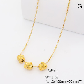 6N2005328vbnb-908  18K PVD  Stainless Steel Necklace
