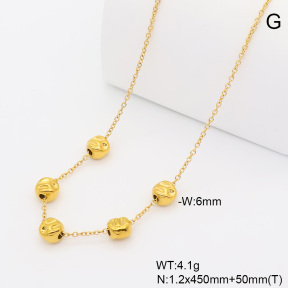 6N2005331bhva-908  18K PVD  Stainless Steel Necklace