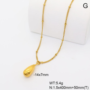 6N2005342vbll-908  18K PVD  Stainless Steel Necklace