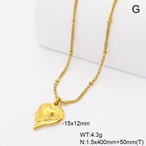 6N2005345vbmb-908  18K PVD  Stainless Steel Necklace