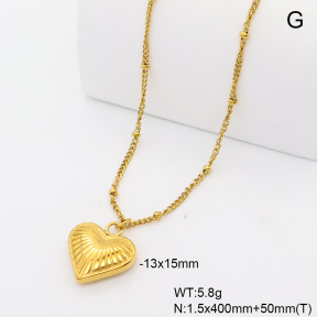 6N2005347vbmb-908  18K PVD  Stainless Steel Necklace