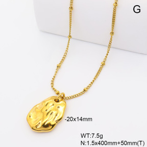 6N2005353bbml-908  18K PVD  Stainless Steel Necklace