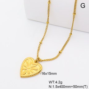 6N2005357vbmb-908  18K PVD  Stainless Steel Necklace