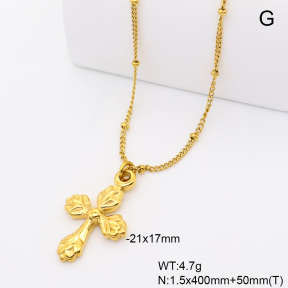 6N2005358bbml-908  18K PVD  Stainless Steel Necklace