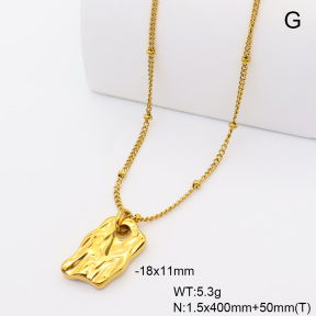 6N2005359bbml-908  18K PVD  Stainless Steel Necklace