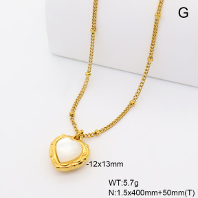 6N4004803bbml-908  18K PVD Resin  Stainless Steel Necklace