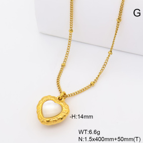 6N4004809bbml-908  18K PVD Resin  Stainless Steel Necklace