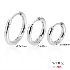 6E2007508vbmp-900  316 SS  Stainless Steel Earrings